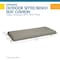 Classic Accessories Weekend 42" x 18" x 3" Outdoor Bench Cushion, Moon Rock CMRBN42183 - alternate 7